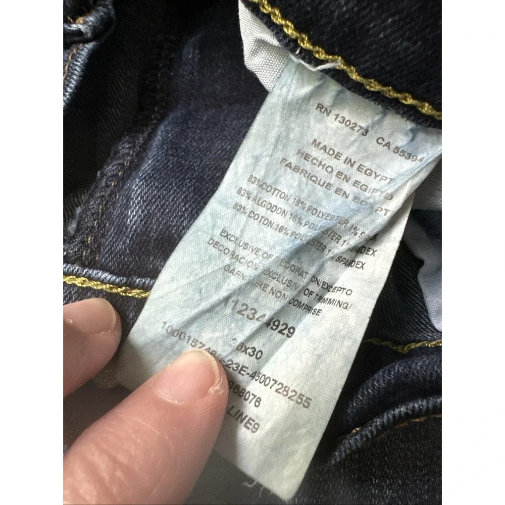 Wrangler Jeans Athletic Fit Mens 36x30 Blue Flex Denim Pants Straight Casual EUC